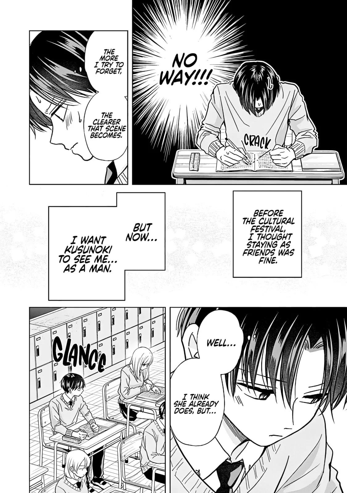 Kusunoki's Flunking Her High School Glow-Up - Chapter 47 - Page 4