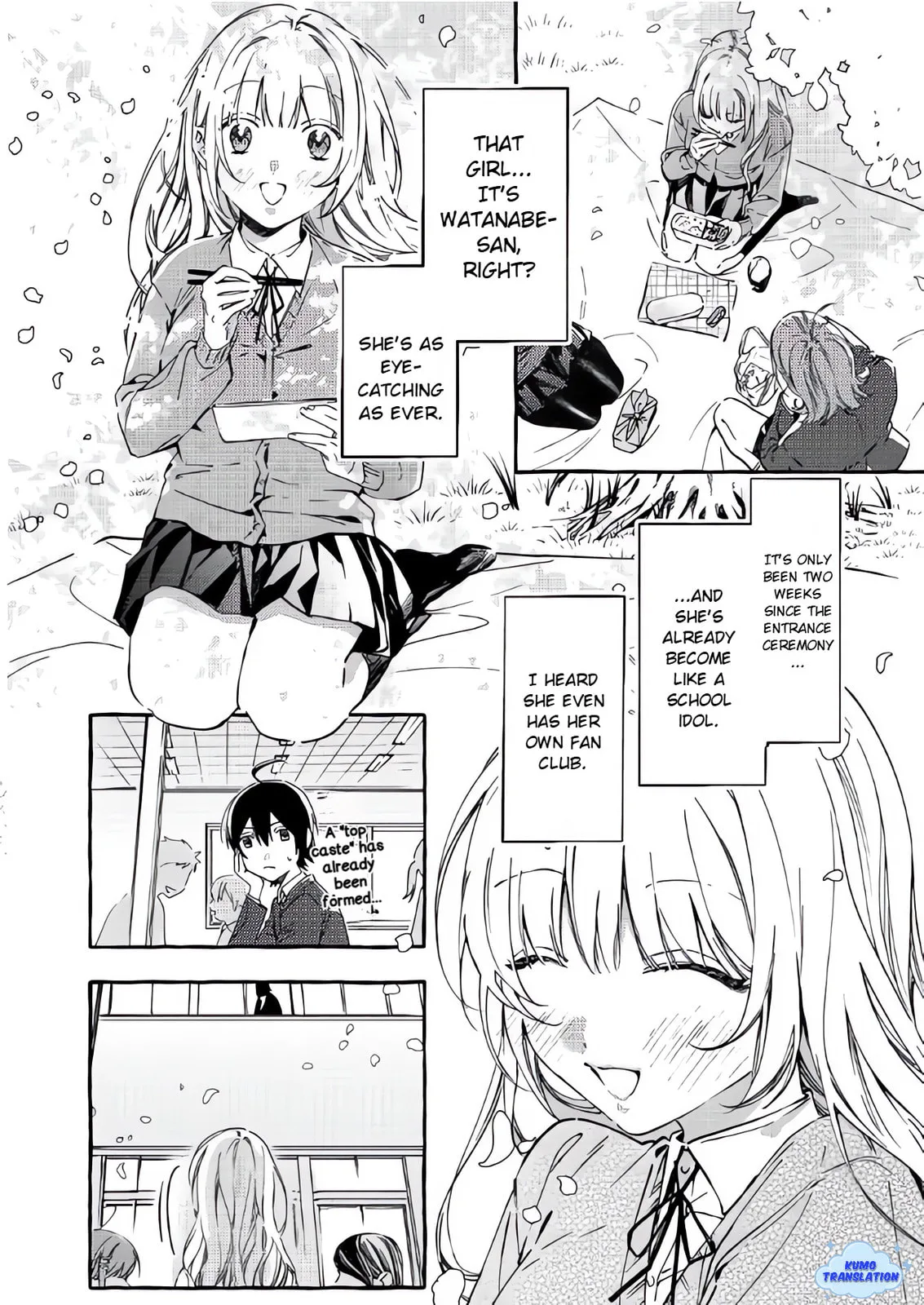The School's Madonna, Watanabe-san, for Some Reason Asks My Schedule Every Week - Chapter 1 - Page 5