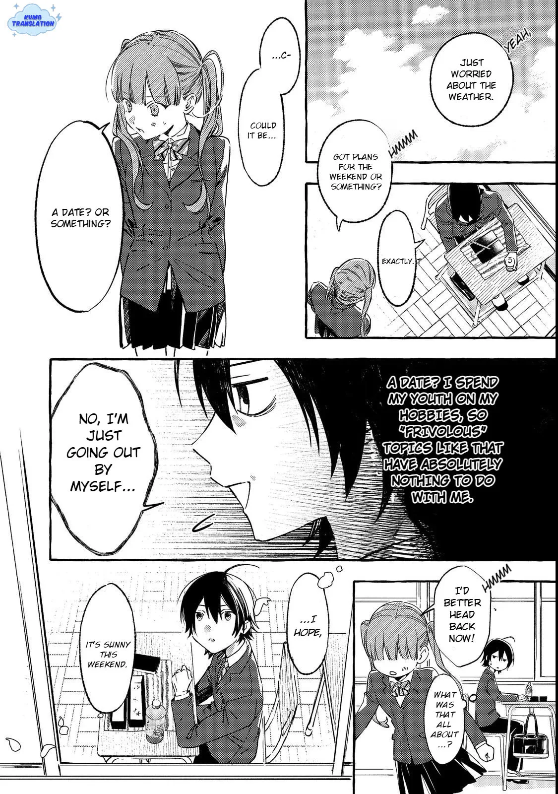 The School's Madonna, Watanabe-san, for Some Reason Asks My Schedule Every Week - Chapter 1 - Page 7