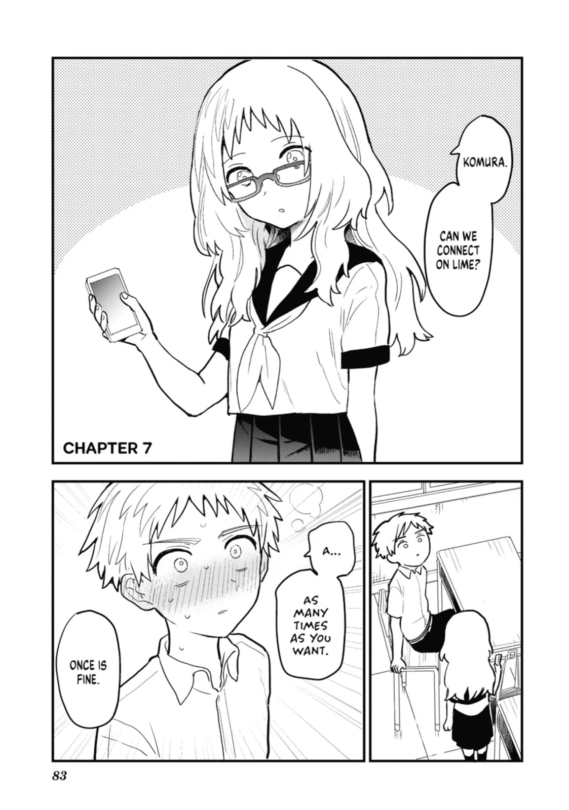 The Girl I Like Forgot Her Glasses - Chapter 7 - Page 1