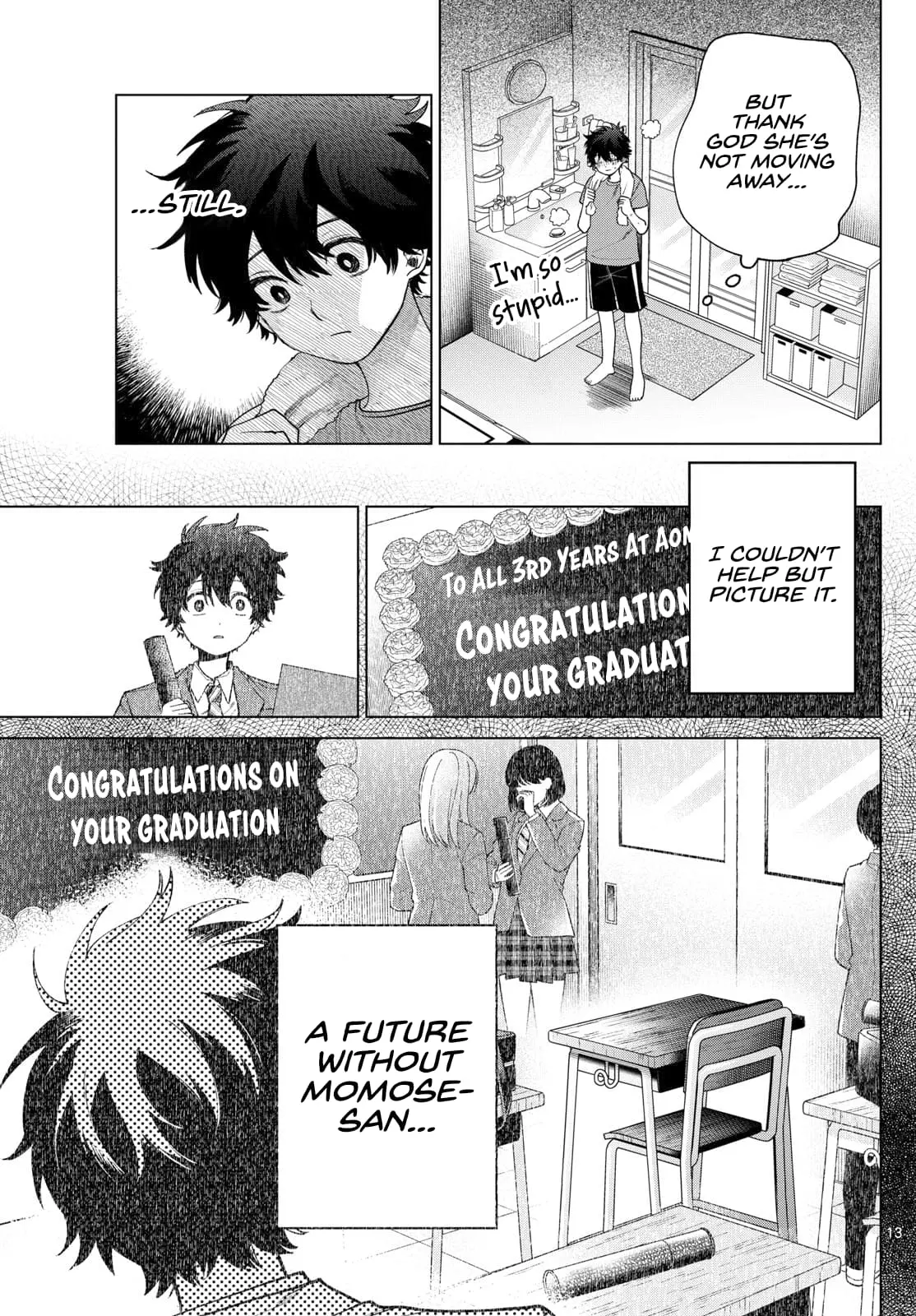 Momose Akira no Hatsukoi Hatan-chuu - Chapter 17 - Page 13