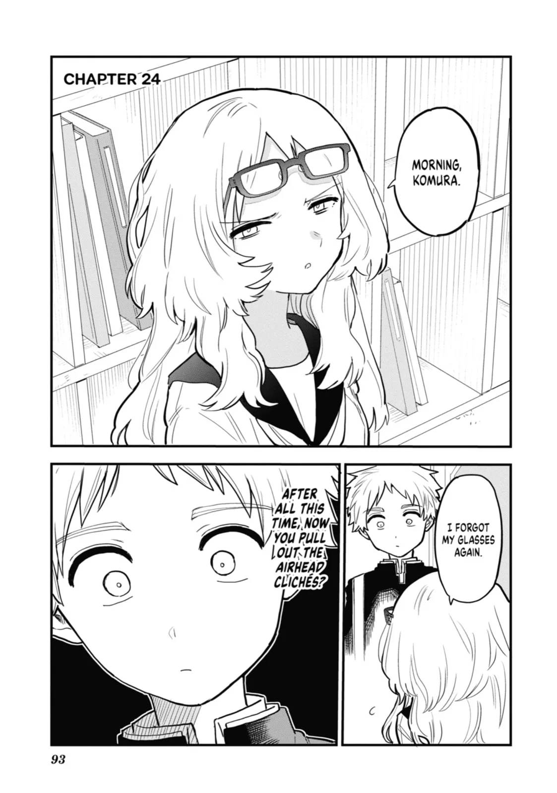 The Girl I Like Forgot Her Glasses - Chapter 24 - Page 1