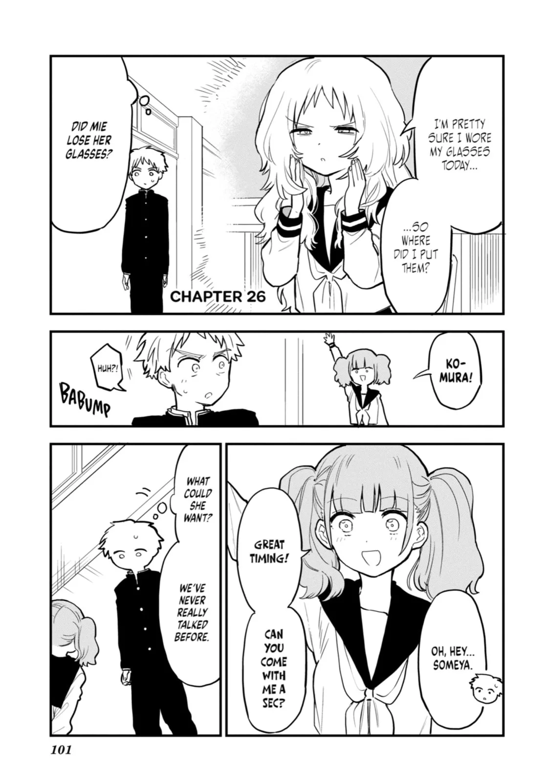 The Girl I Like Forgot Her Glasses - Chapter 26 - Page 1