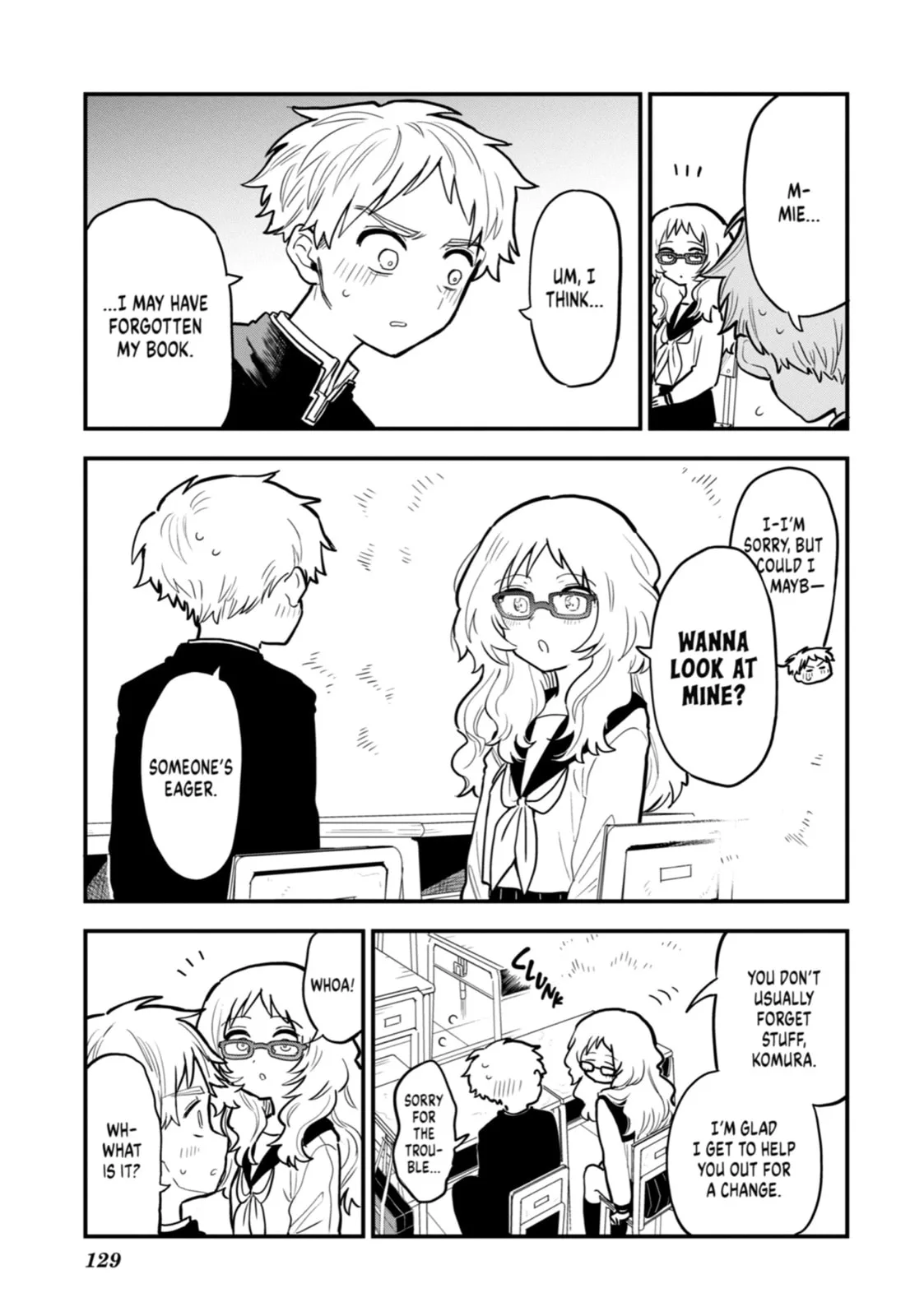 The Girl I Like Forgot Her Glasses - Chapter 28 - Page 3