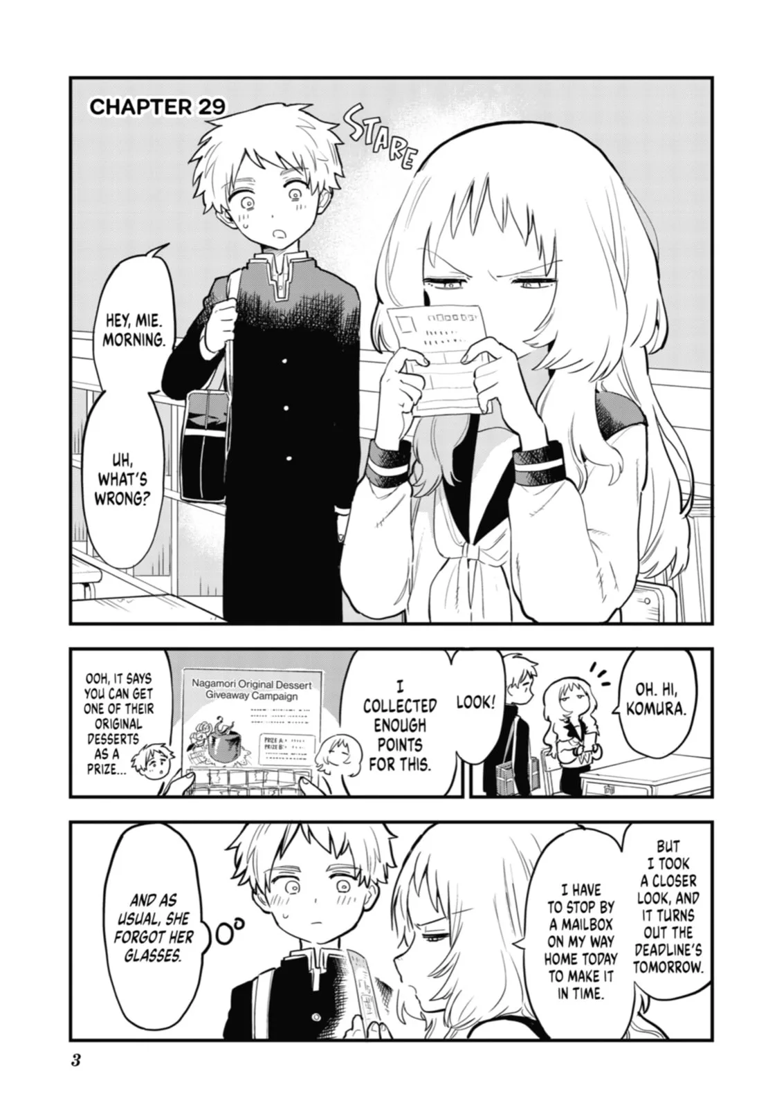 The Girl I Like Forgot Her Glasses - Chapter 29 - Page 1