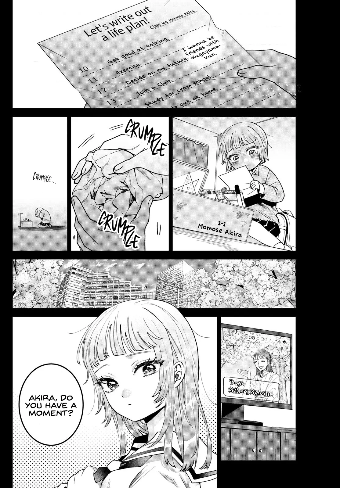 Momose Akira no Hatsukoi Hatan-chuu - Chapter 32 - Page 14