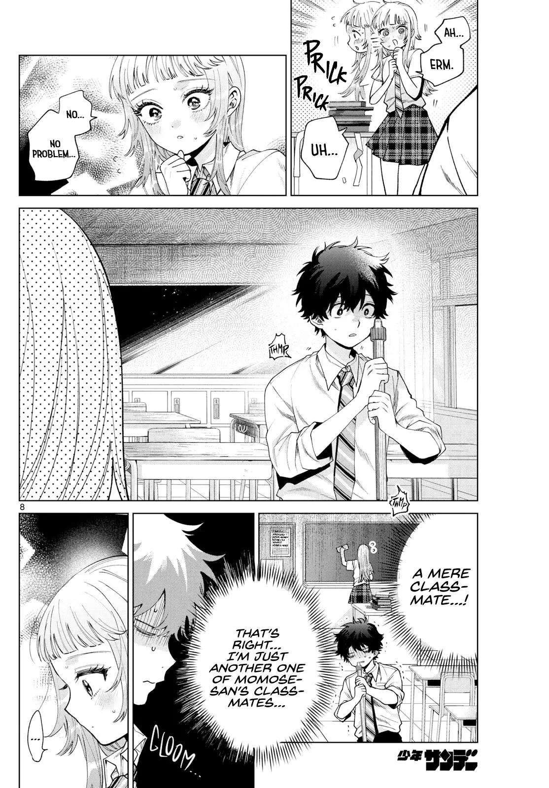 Momose Akira no Hatsukoi Hatan-chuu - Chapter 36 - Page 8