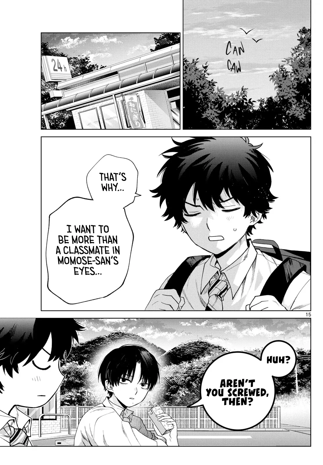 Momose Akira no Hatsukoi Hatan-chuu - Chapter 36 - Page 15