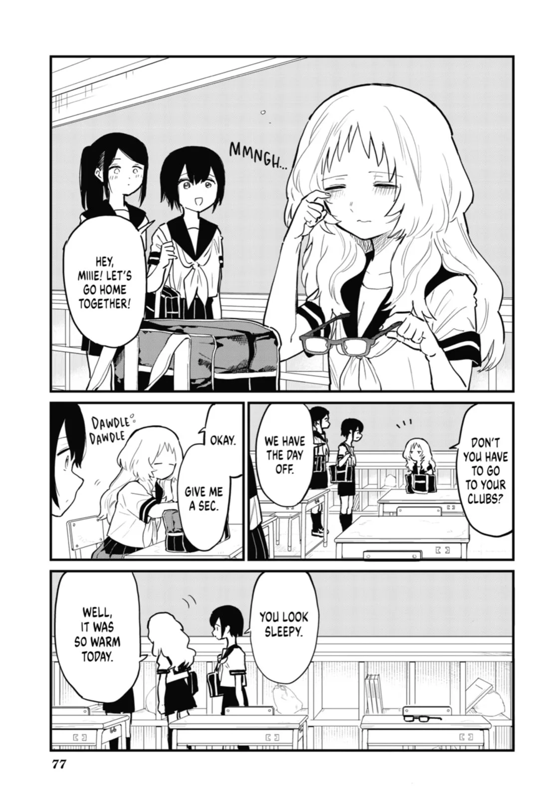 The Girl I Like Forgot Her Glasses - Chapter 35 - Page 3