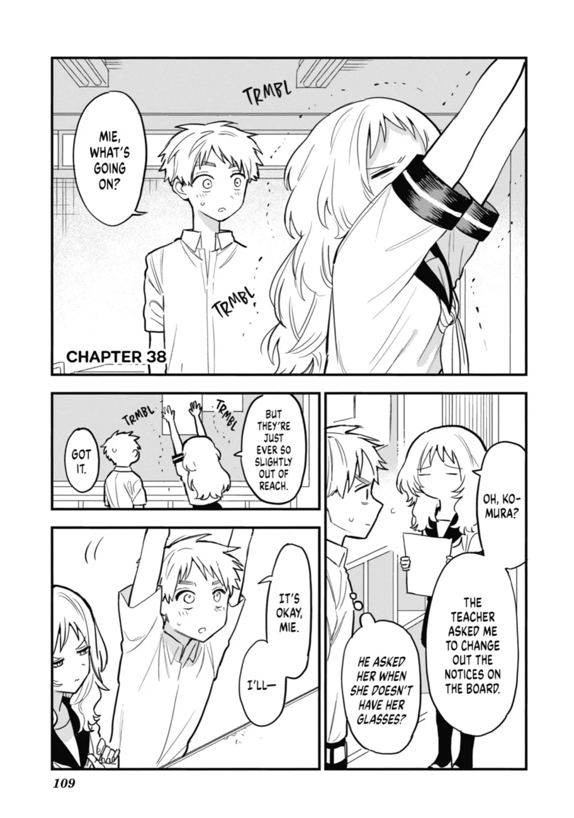 The Girl I Like Forgot Her Glasses - Chapter 38 - Page 1