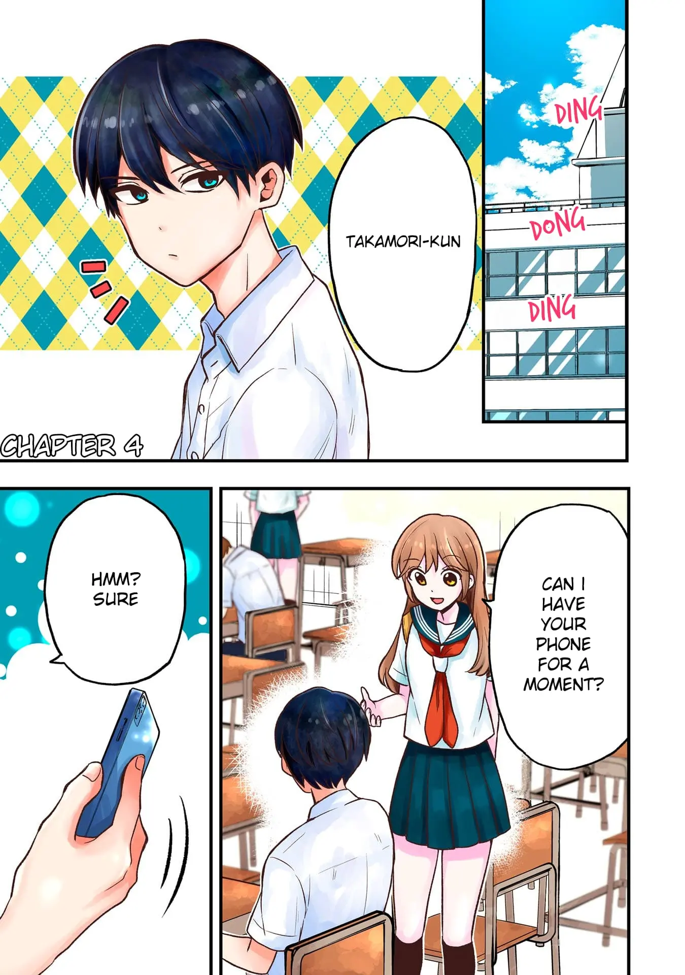 Takamori-kun wo Damarasetai!! - Chapter 4 - Page 1