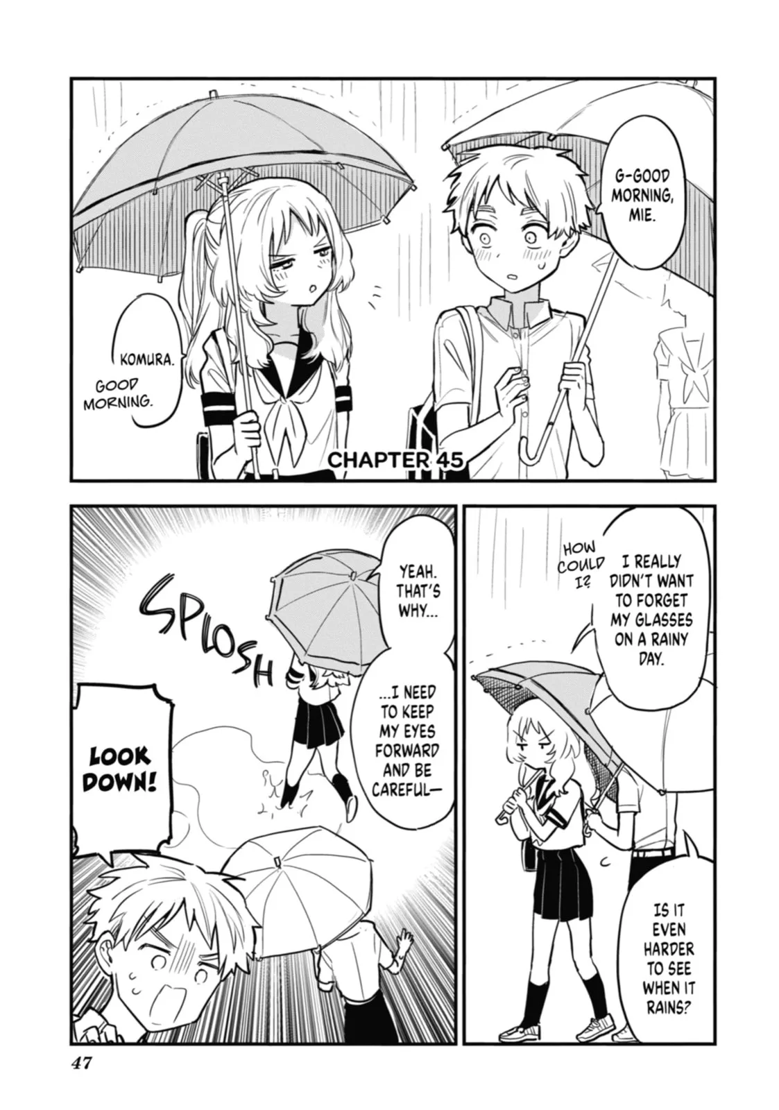 The Girl I Like Forgot Her Glasses - Chapter 45 - Page 1