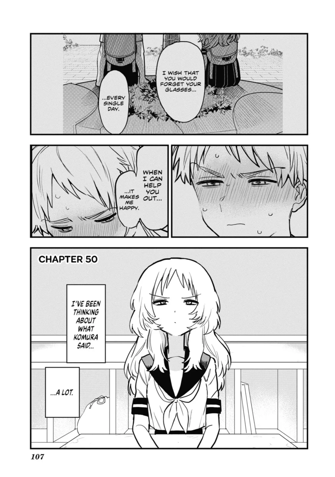 The Girl I Like Forgot Her Glasses - Chapter 50 - Page 1