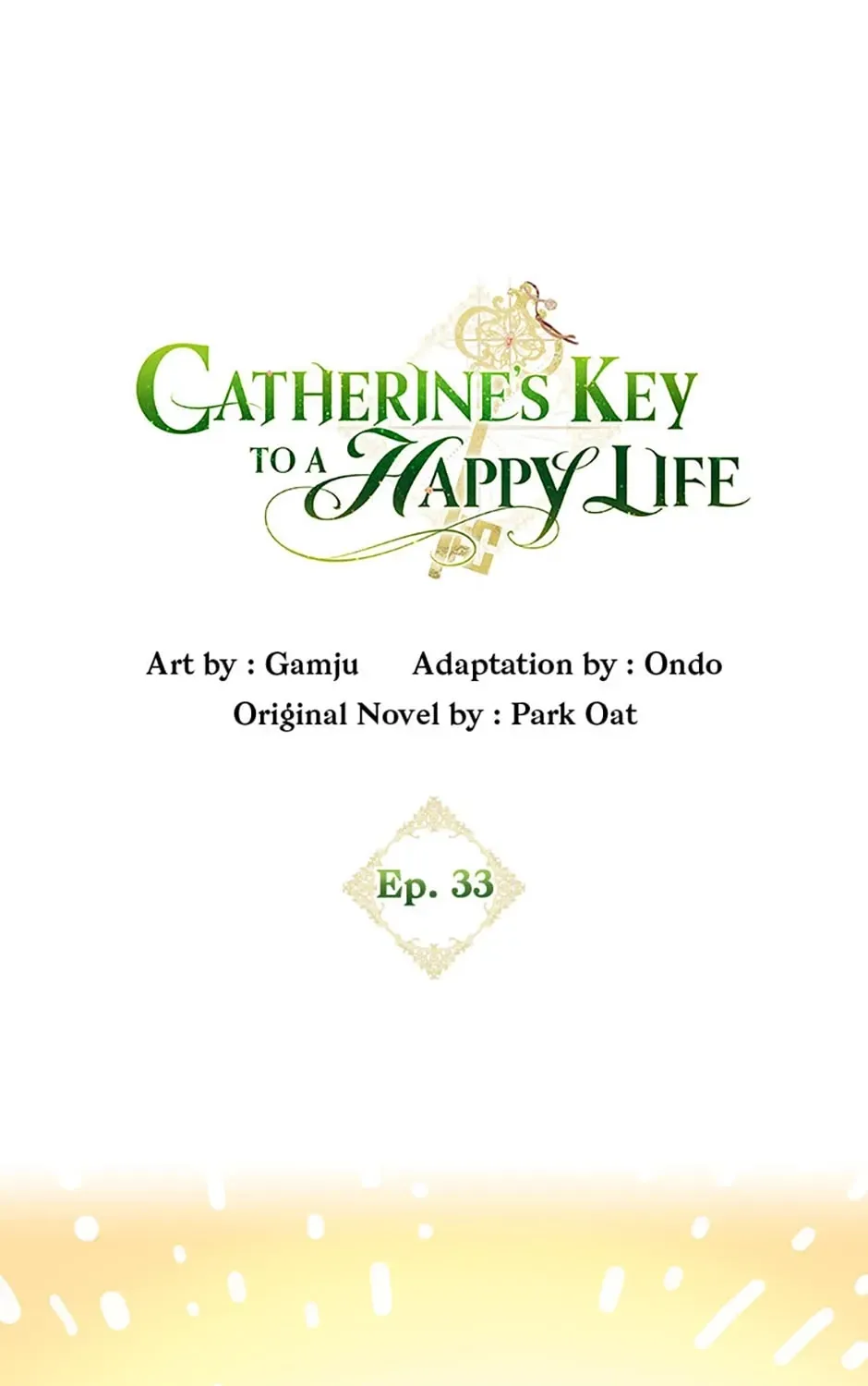 Catherine's Key to a Happy Life - Chapter 33 - Page 1