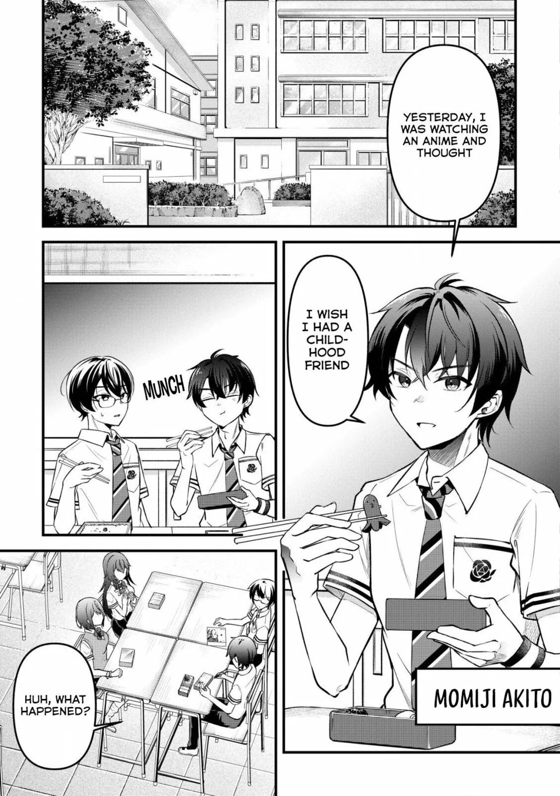 When I Murmured, 'I Want a Childhood Friend,' the Behavior of My Female Friend I Often Hang Out with Changed - Chapter 1 - Page 4