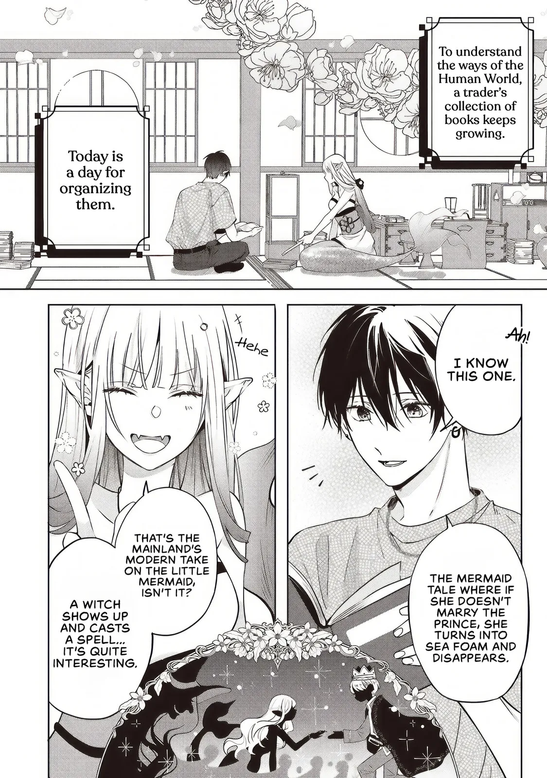 Akinai Ningyo to Soku no Hatsukoi - Chapter 4.1 - Page 4