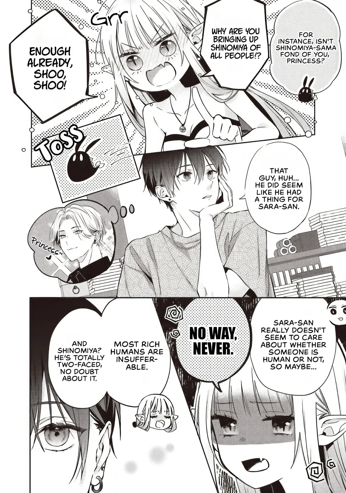Akinai Ningyo to Soku no Hatsukoi - Chapter 4.1 - Page 6