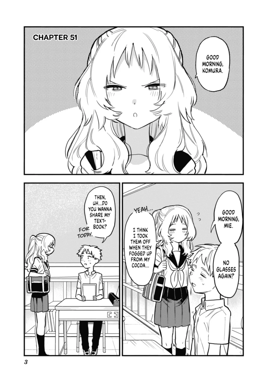 The Girl I Like Forgot Her Glasses - Chapter 51 - Page 1