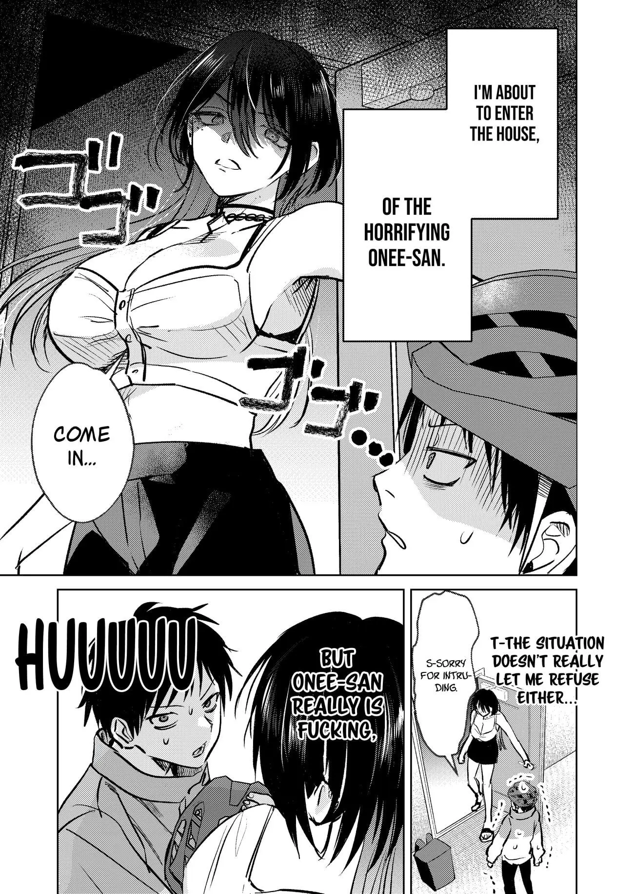 Haitatsusaki no Onee-san ga Kowa Sugiru - Chapter 4 - Page 1
