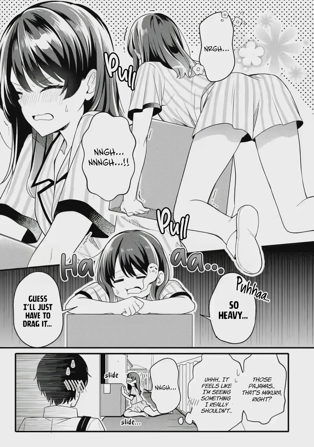 Alone in a Room With a Beautiful Girl in Defenseless Cute Pajamas - Chapter 1.2 - Page 1