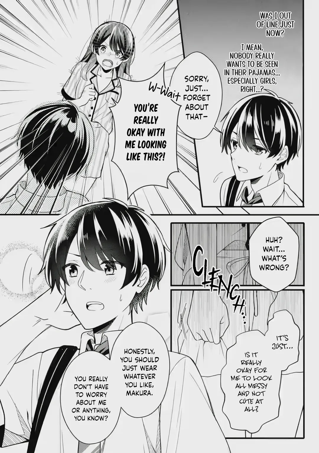 Alone in a Room With a Beautiful Girl in Defenseless Cute Pajamas - Chapter 1.2 - Page 4