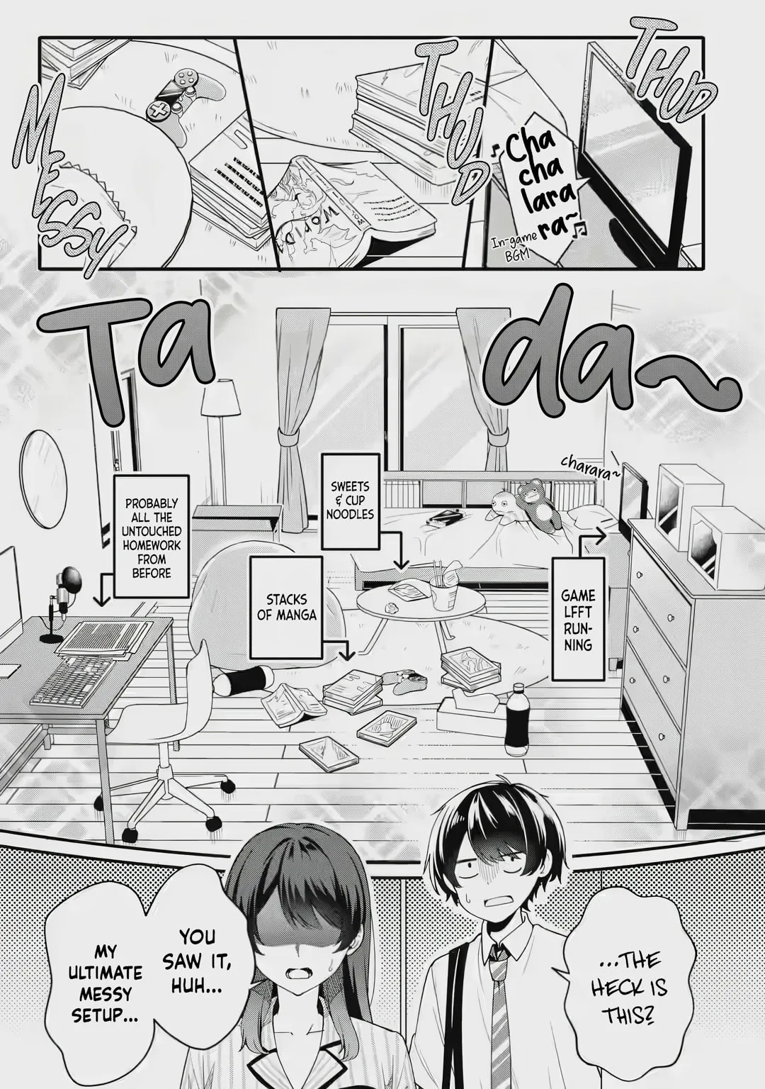 Alone in a Room With a Beautiful Girl in Defenseless Cute Pajamas - Chapter 1.2 - Page 7