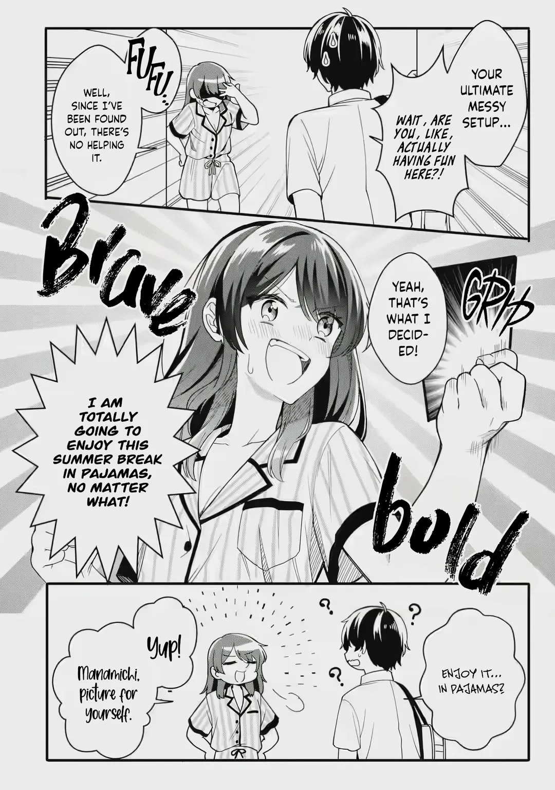 Alone in a Room With a Beautiful Girl in Defenseless Cute Pajamas - Chapter 1.2 - Page 8