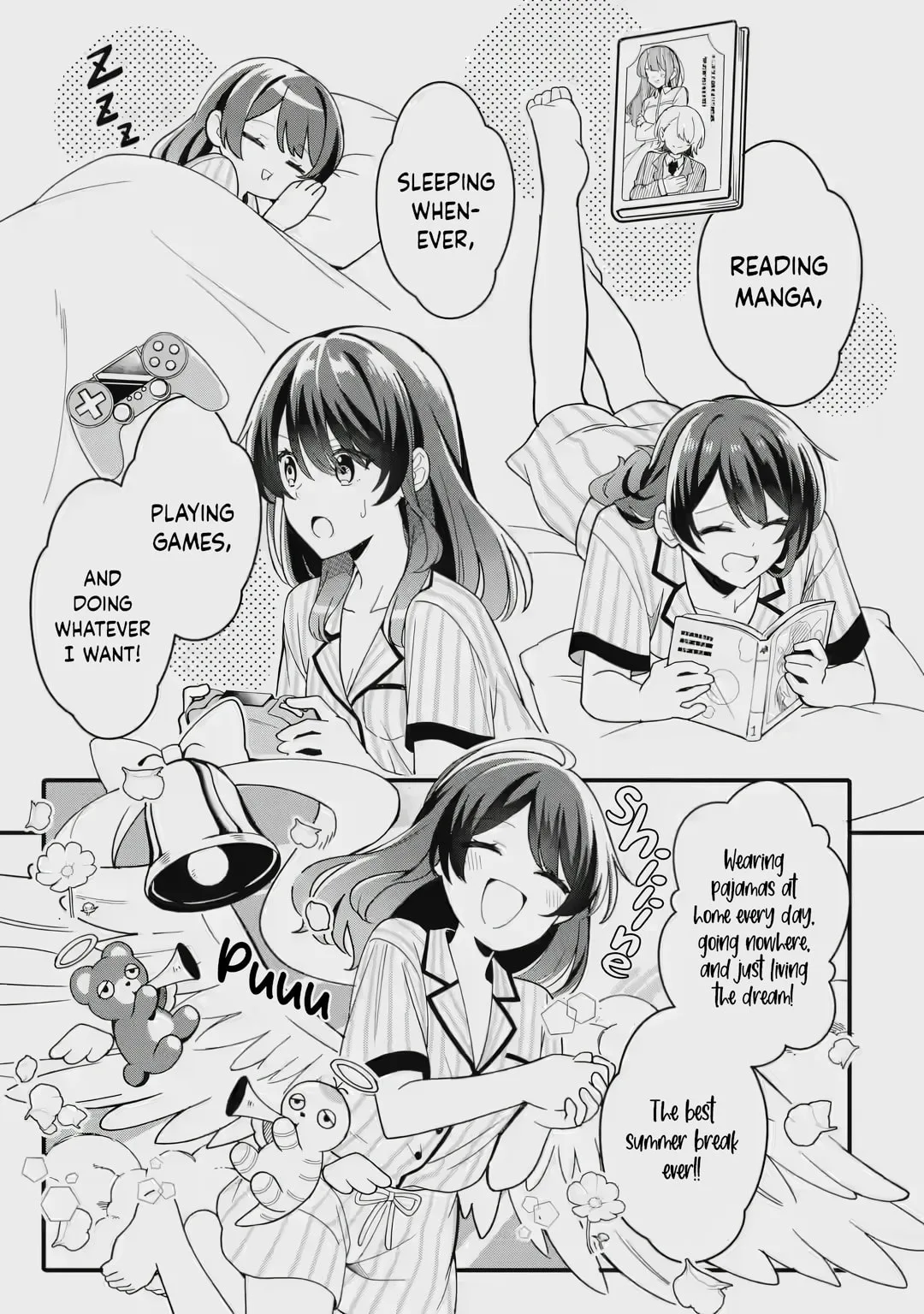 Alone in a Room With a Beautiful Girl in Defenseless Cute Pajamas - Chapter 1.2 - Page 9