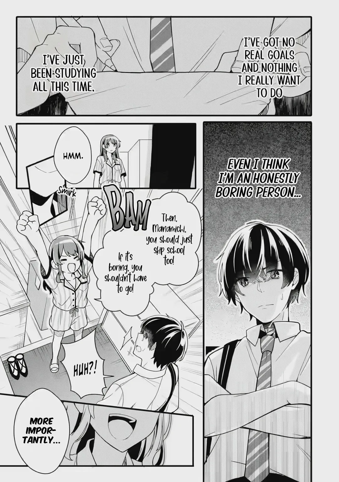 Alone in a Room With a Beautiful Girl in Defenseless Cute Pajamas - Chapter 1.2 - Page 15