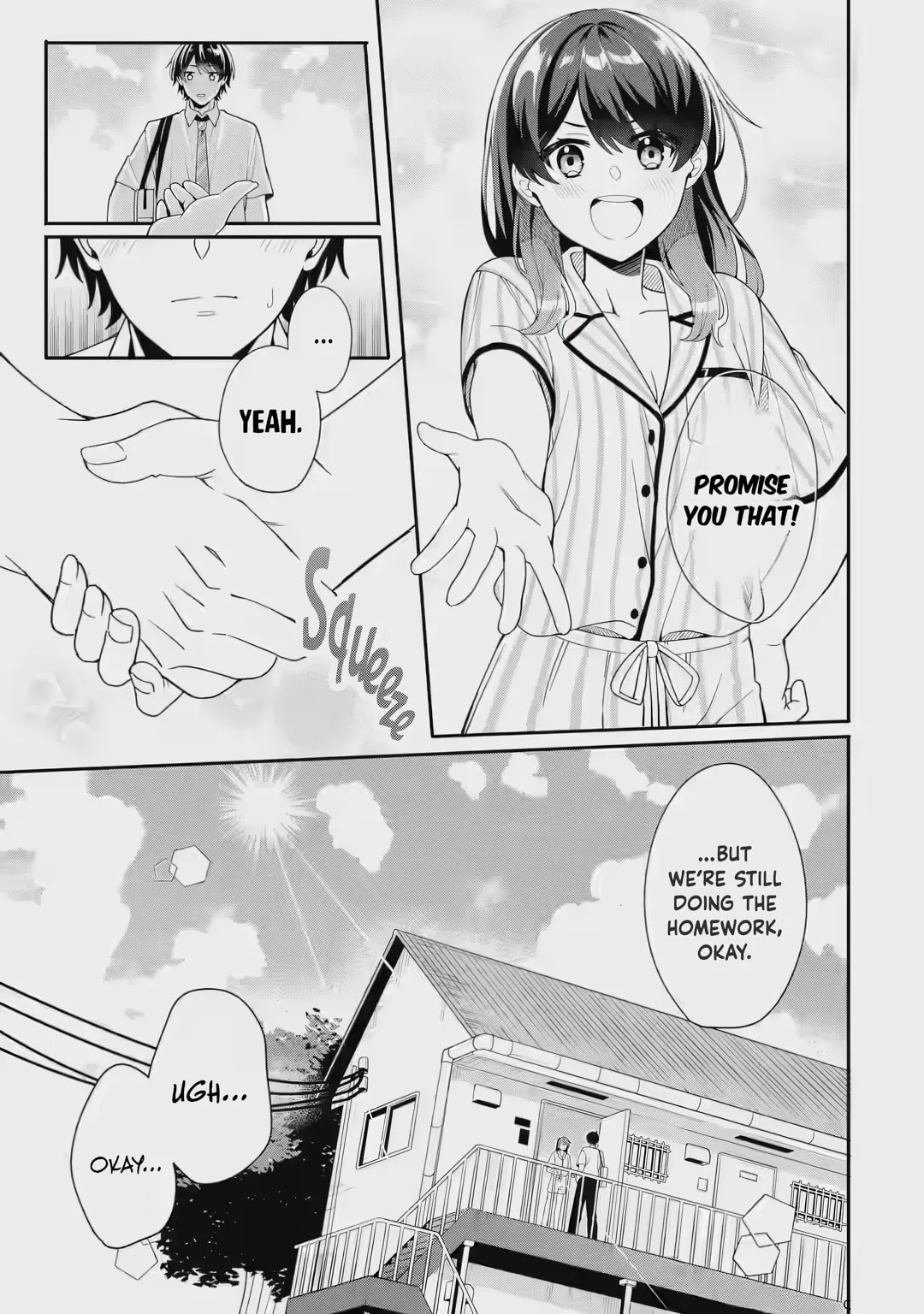 Alone in a Room With a Beautiful Girl in Defenseless Cute Pajamas - Chapter 2.1 - Page 3