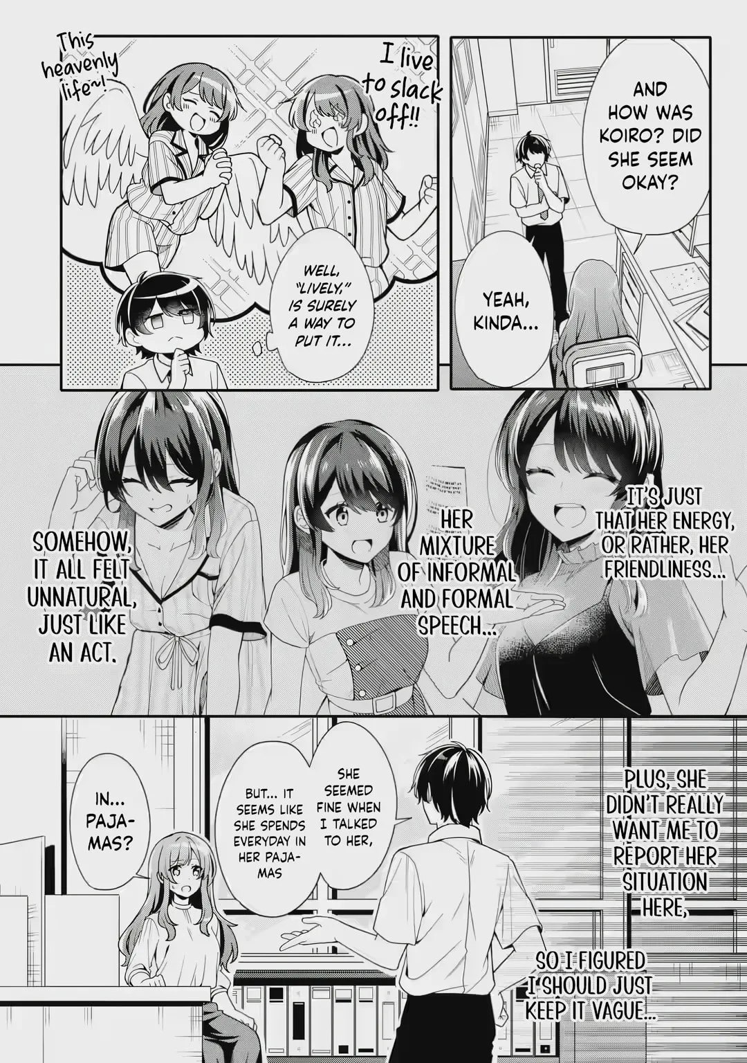 Alone in a Room With a Beautiful Girl in Defenseless Cute Pajamas - Chapter 2.1 - Page 6