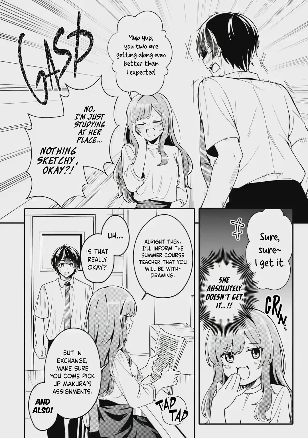 Alone in a Room With a Beautiful Girl in Defenseless Cute Pajamas - Chapter 2.1 - Page 8