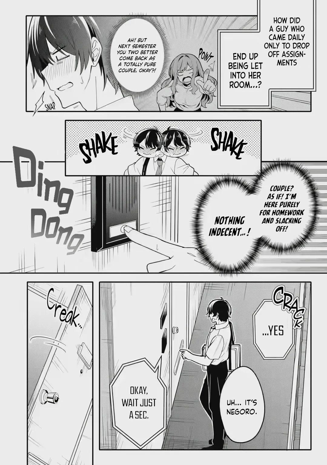 Alone in a Room With a Beautiful Girl in Defenseless Cute Pajamas - Chapter 2.1 - Page 10