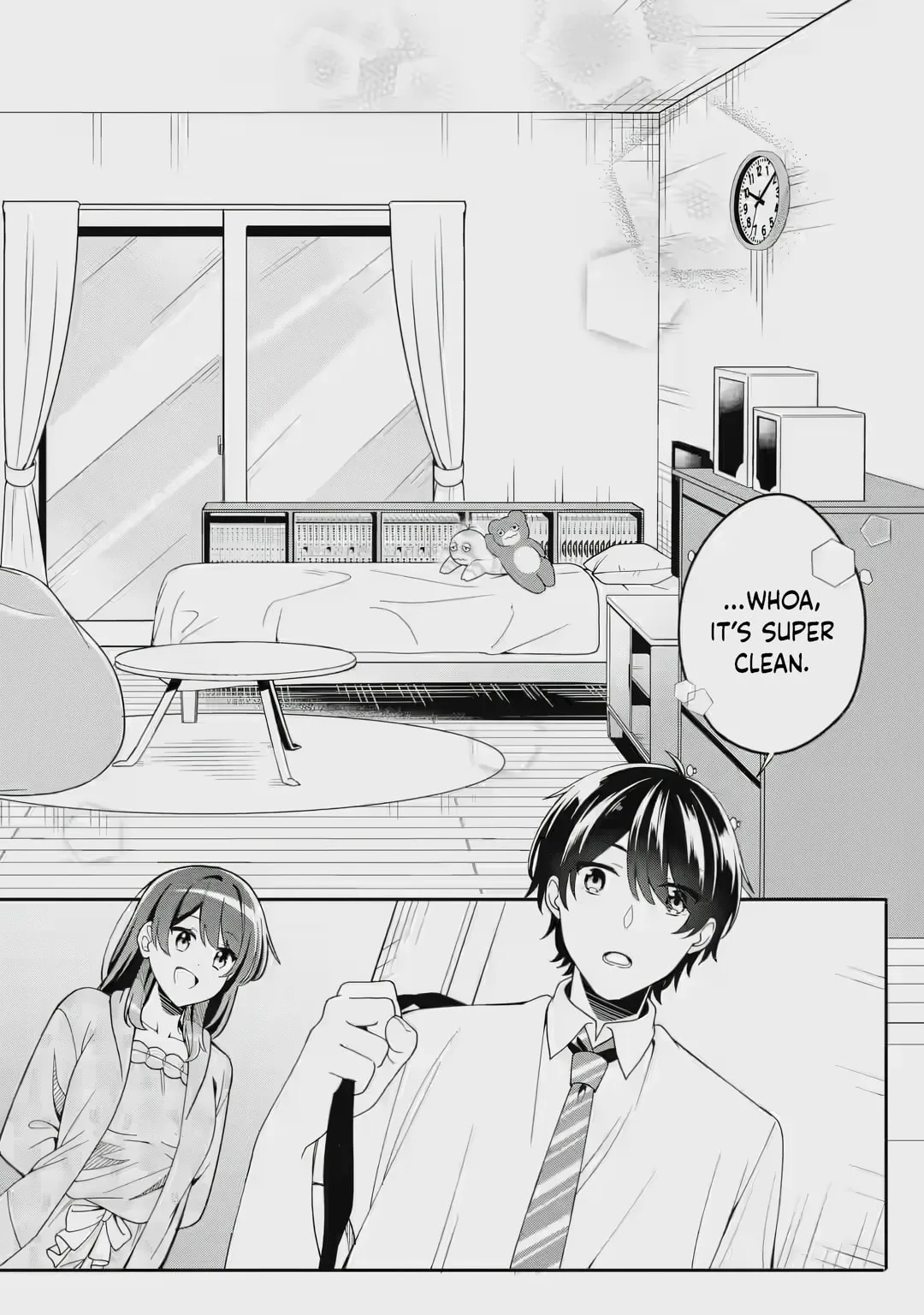 Alone in a Room With a Beautiful Girl in Defenseless Cute Pajamas - Chapter 2.2 - Page 1