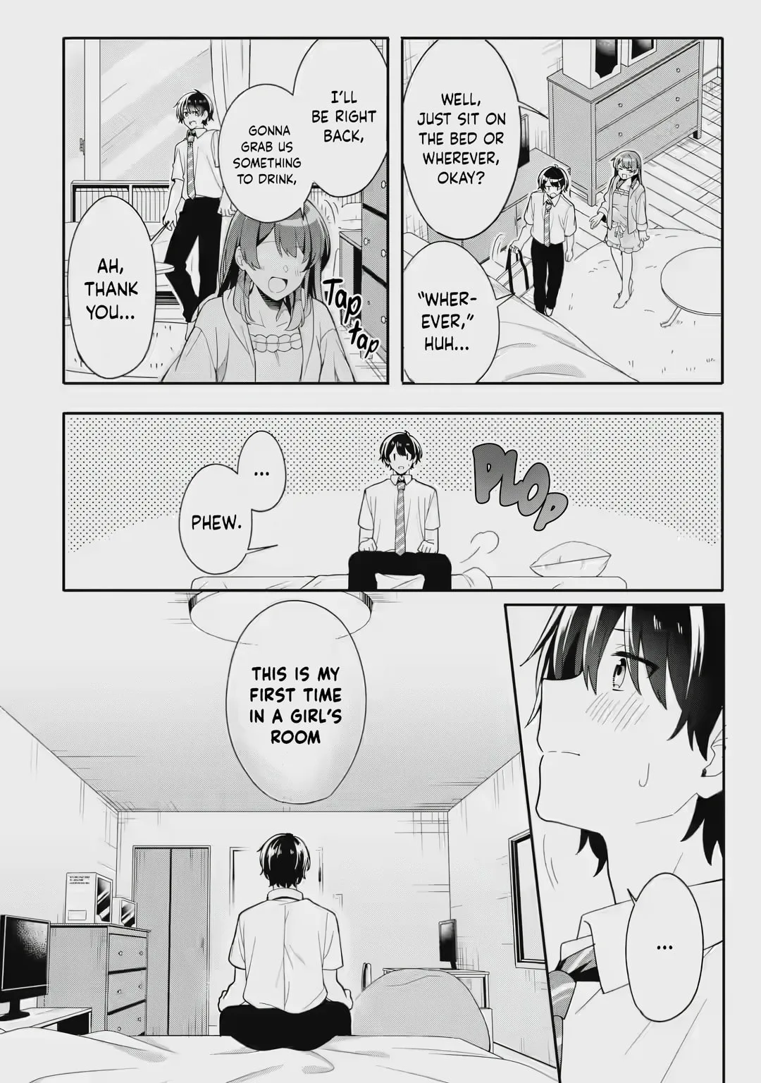 Alone in a Room With a Beautiful Girl in Defenseless Cute Pajamas - Chapter 2.2 - Page 3