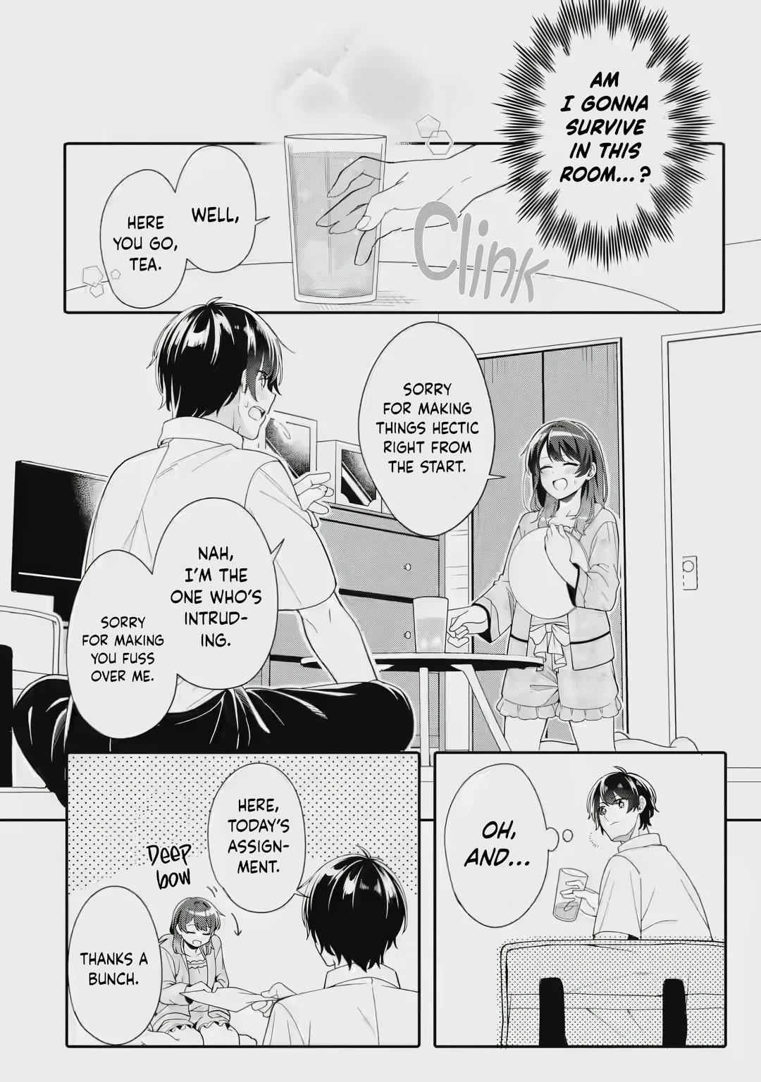 Alone in a Room With a Beautiful Girl in Defenseless Cute Pajamas - Chapter 2.2 - Page 9