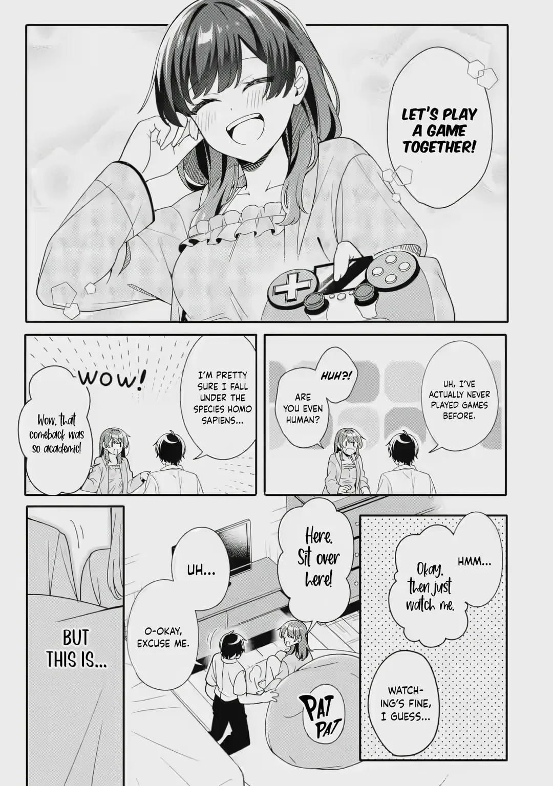 Alone in a Room With a Beautiful Girl in Defenseless Cute Pajamas - Chapter 2.2 - Page 12