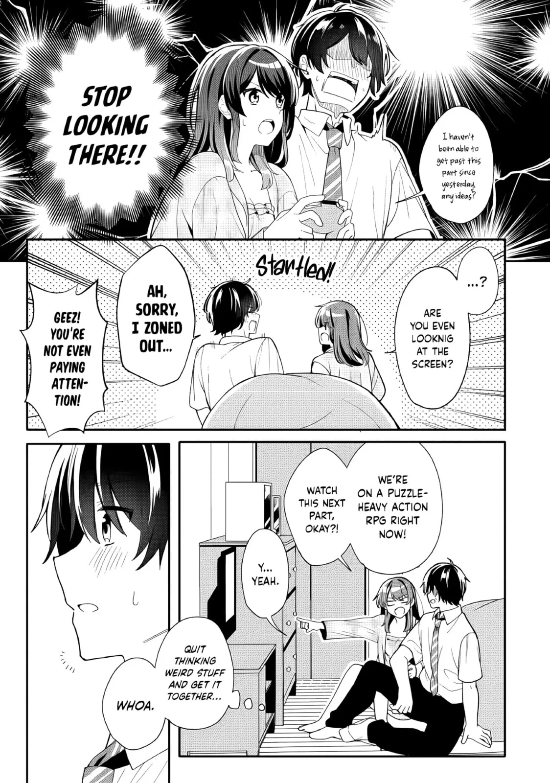 Alone in a Room With a Beautiful Girl in Defenseless Cute Pajamas - Chapter 2.3 - Page 1