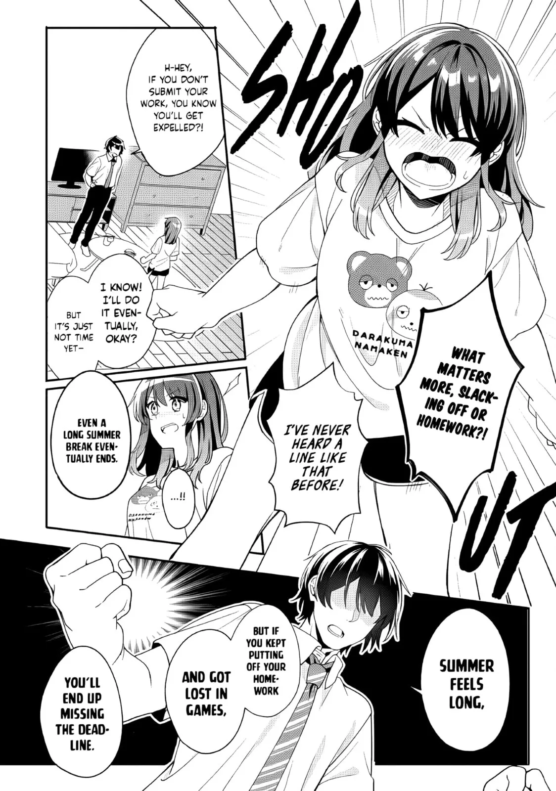 Alone in a Room With a Beautiful Girl in Defenseless Cute Pajamas - Chapter 2.3 - Page 8