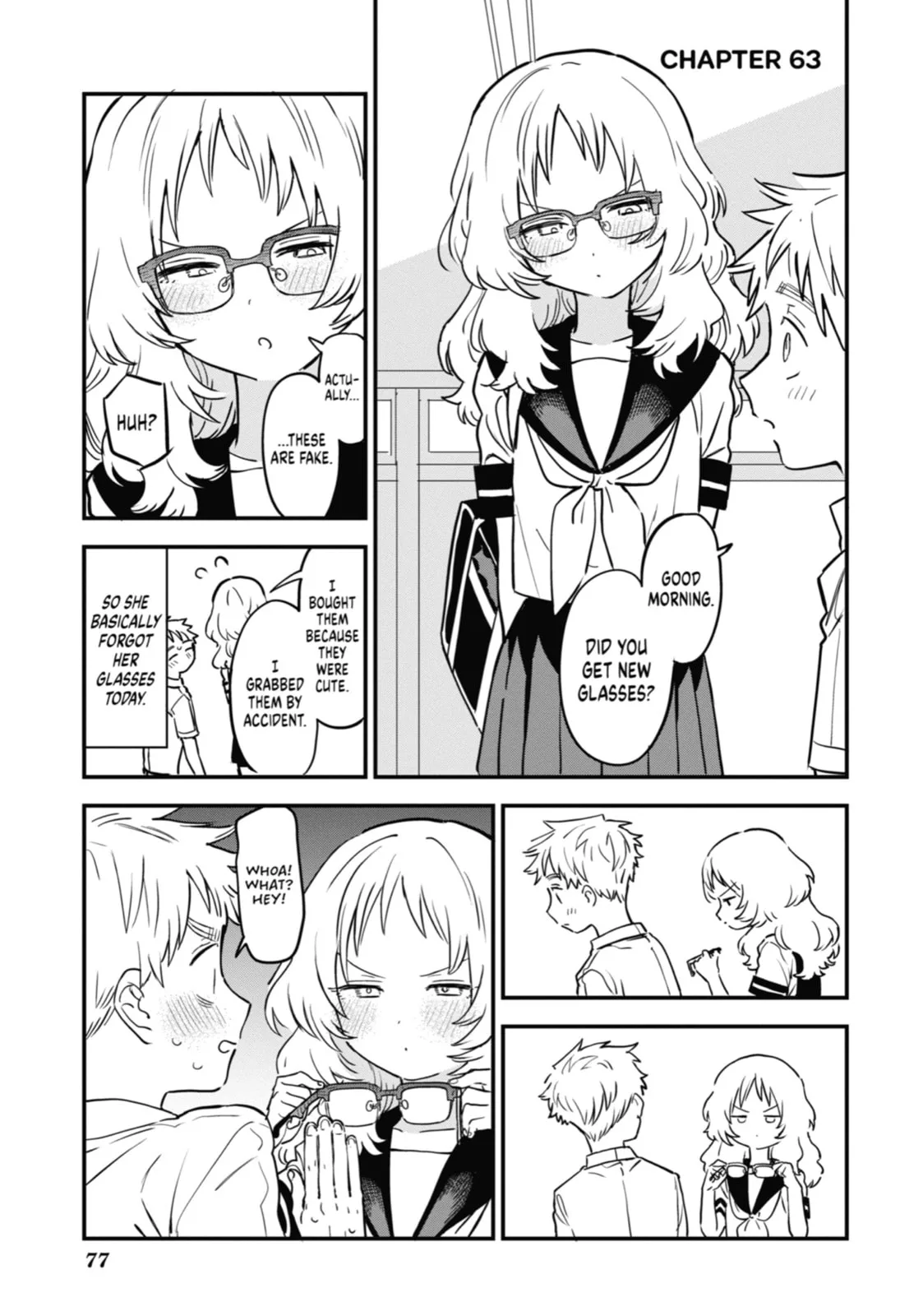 The Girl I Like Forgot Her Glasses - Chapter 63 - Page 1