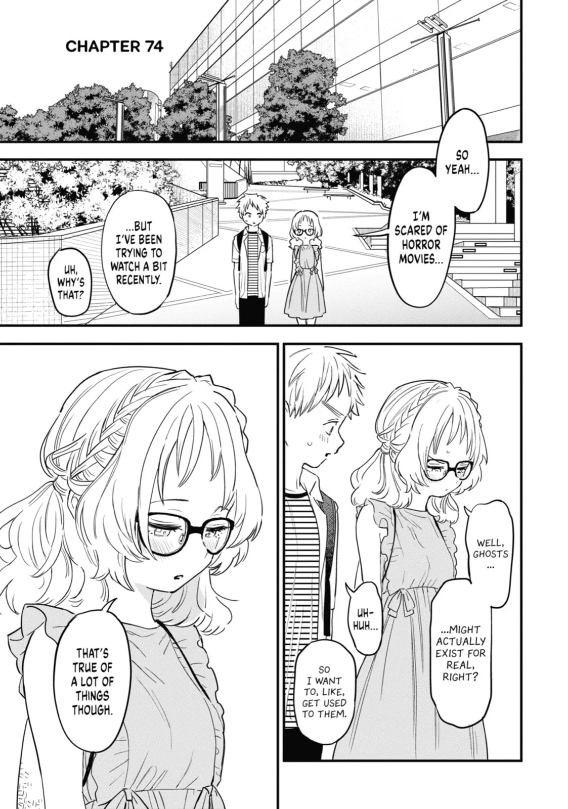 The Girl I Like Forgot Her Glasses - Chapter 74 - Page 1