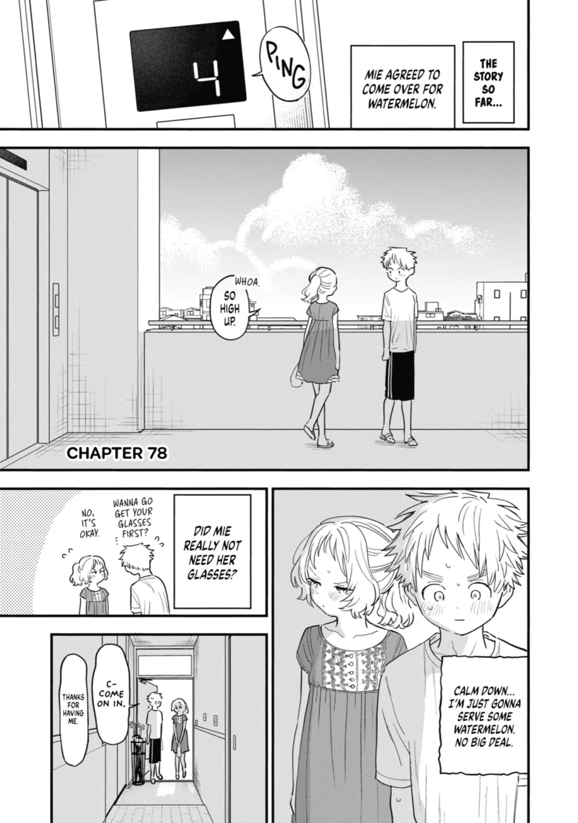The Girl I Like Forgot Her Glasses - Chapter 78 - Page 1