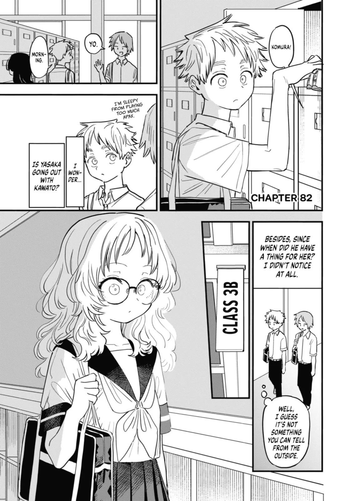 The Girl I Like Forgot Her Glasses - Chapter 82 - Page 1