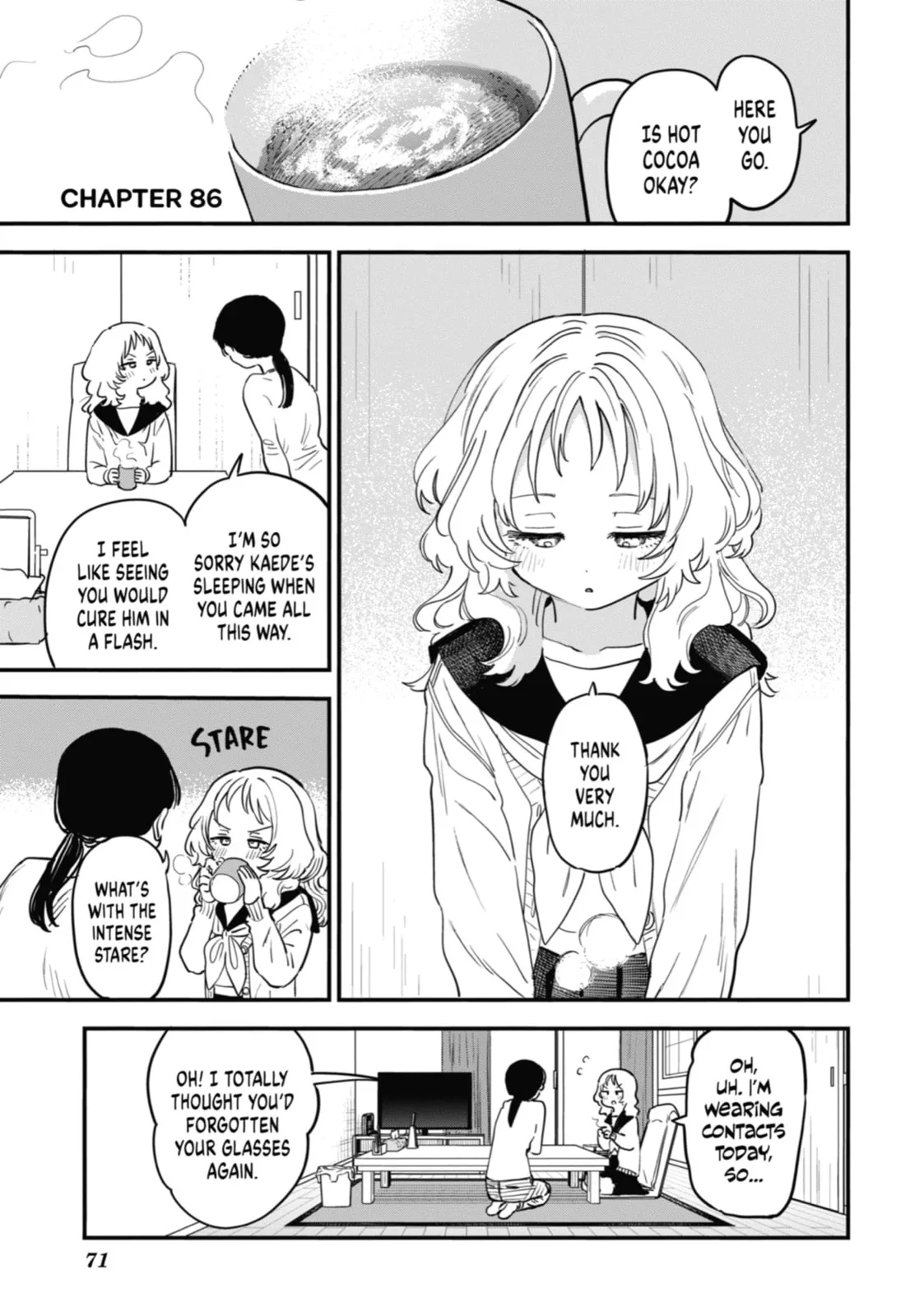 The Girl I Like Forgot Her Glasses - Chapter 86 - Page 1