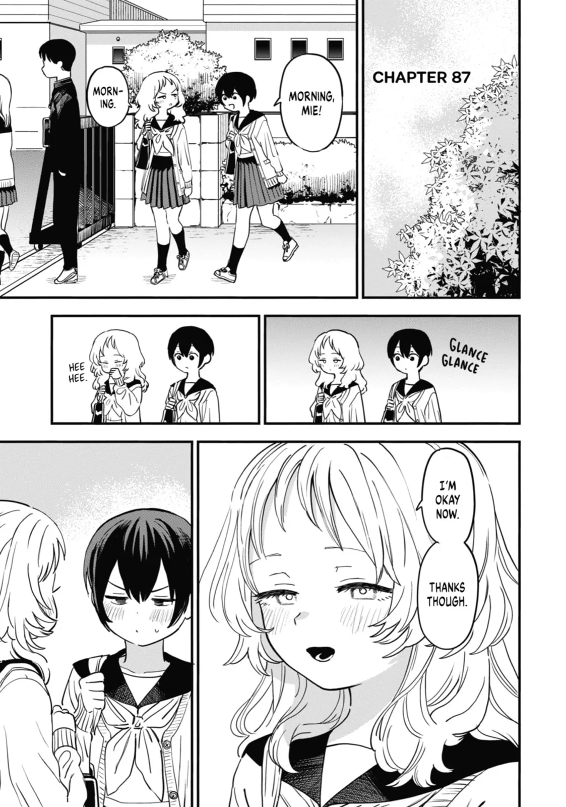 The Girl I Like Forgot Her Glasses - Chapter 87 - Page 1