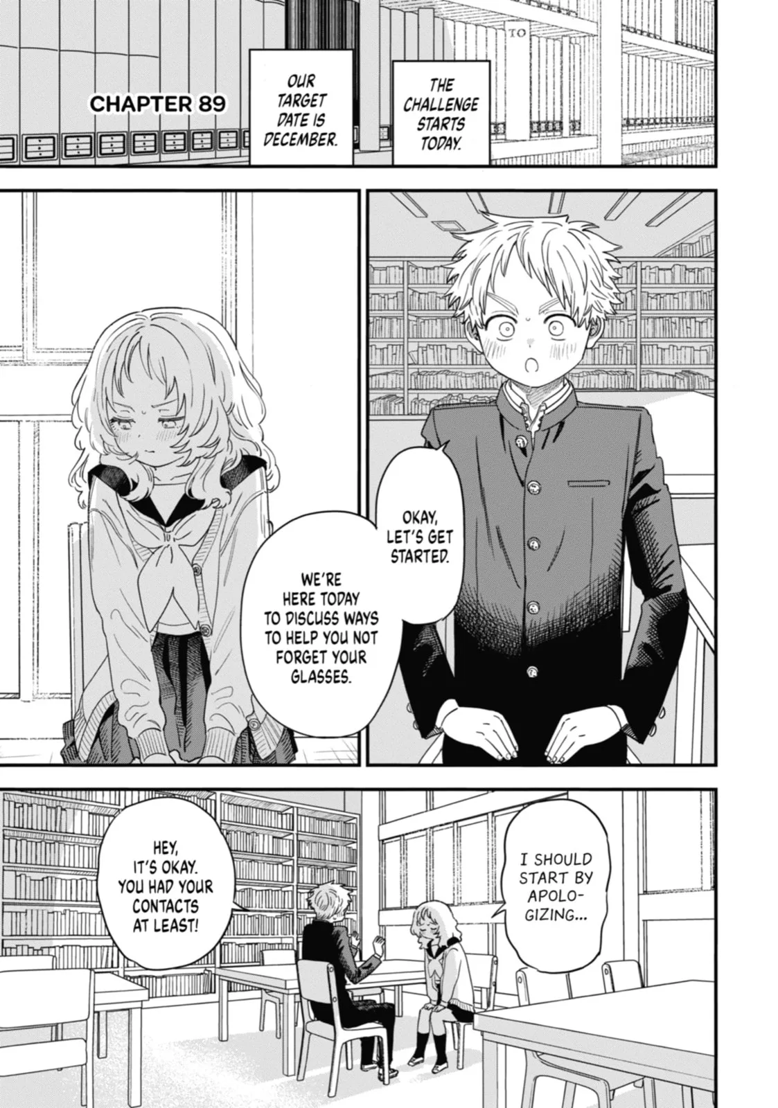 The Girl I Like Forgot Her Glasses - Chapter 89 - Page 1
