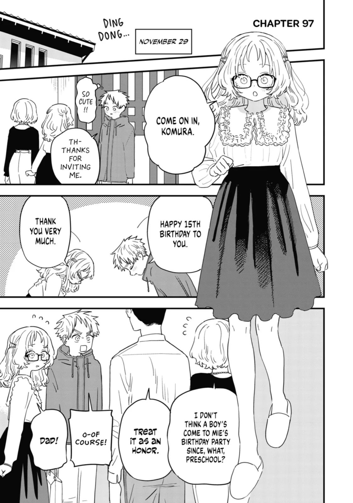 The Girl I Like Forgot Her Glasses - Chapter 97 - Page 1