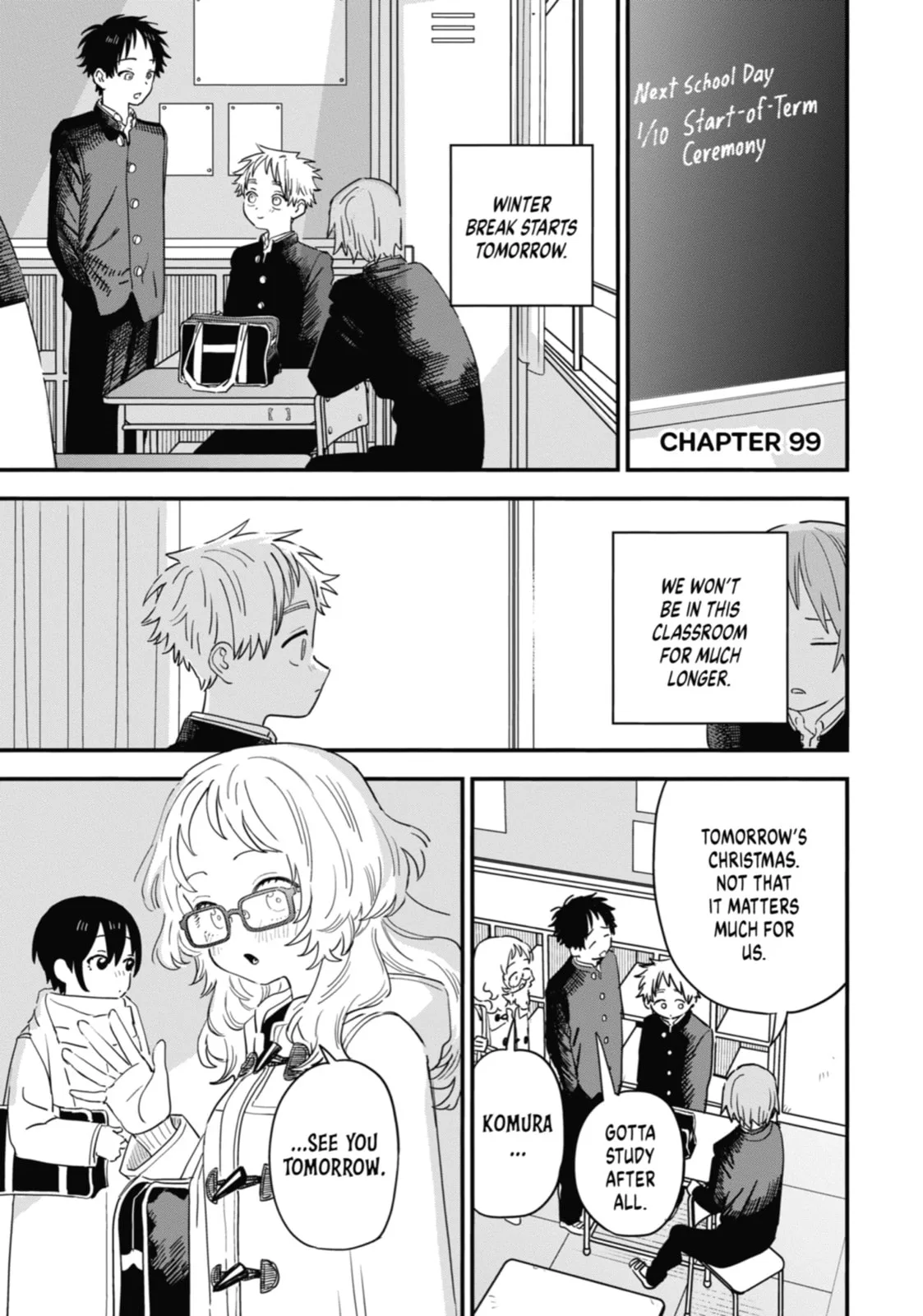 The Girl I Like Forgot Her Glasses - Chapter 99 - Page 1