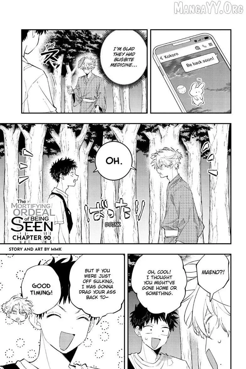 Tonari no Seki no Yatsu ga Souiu Me de Mitekuru - Chapter 90 - Page 1