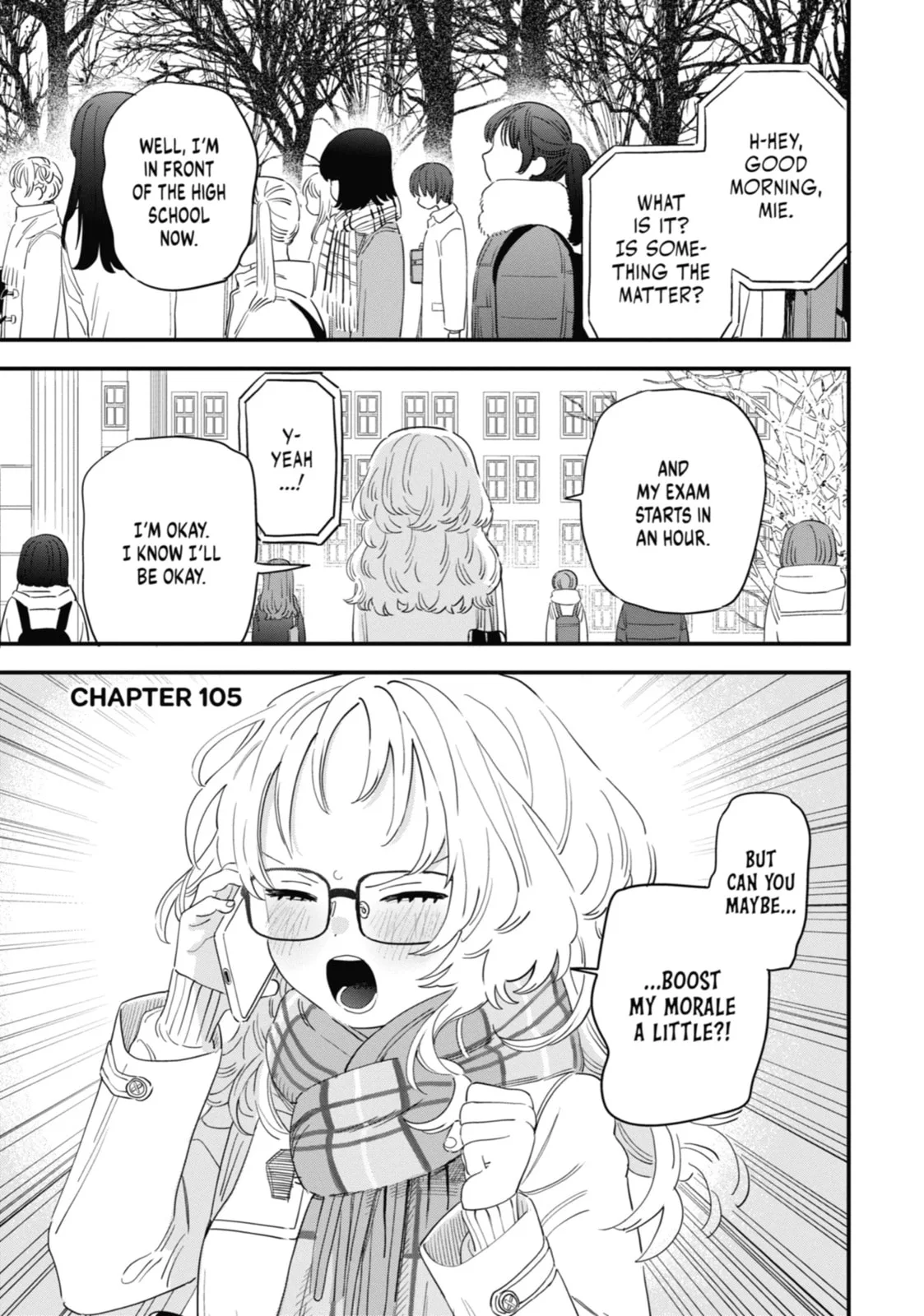 The Girl I Like Forgot Her Glasses - Chapter 105 - Page 1